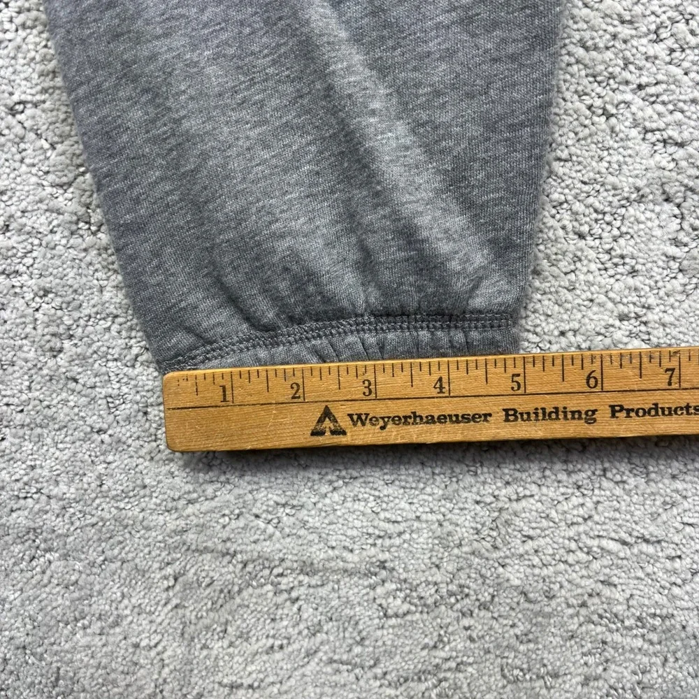 Aeropostale Sweatpants Womens Medium Grey Aero Live Love Dream Sequin Low Rise